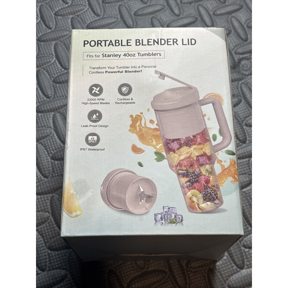 Portable‎ Blender Lid For Stanley 40oz Tumblers